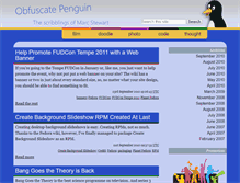 Tablet Screenshot of obfuscatepenguin.net